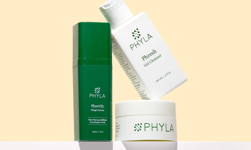 Phyla products stacked on each other