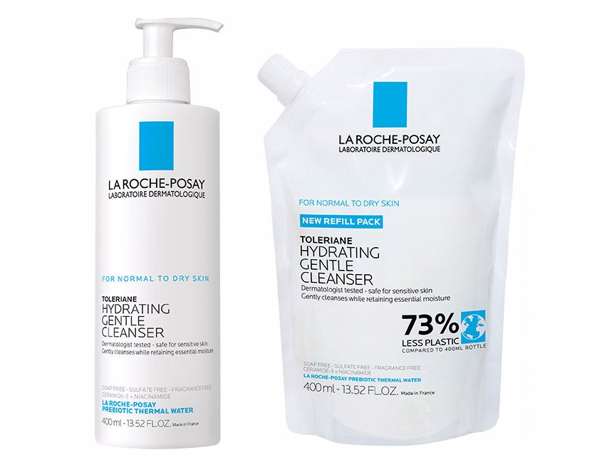 La Roche-Posay Toleriane Hydrating Gentle Cleanser & Refill Duo