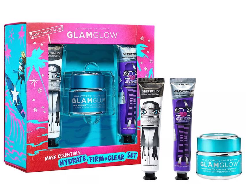 GLAMGLOW Mask Essentials Hydrate, Firm, & Clear Set