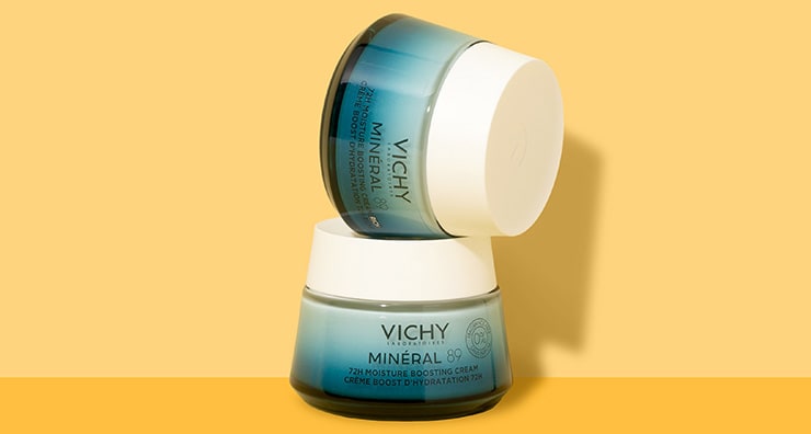 Vichy Mineral 89 Hyaluronic Acid Face Serum, Facial Gel Moisturizer and  Pure Hyaluronic Acid Moisturizing and Hydrating Serum for Sensitive Skin  and