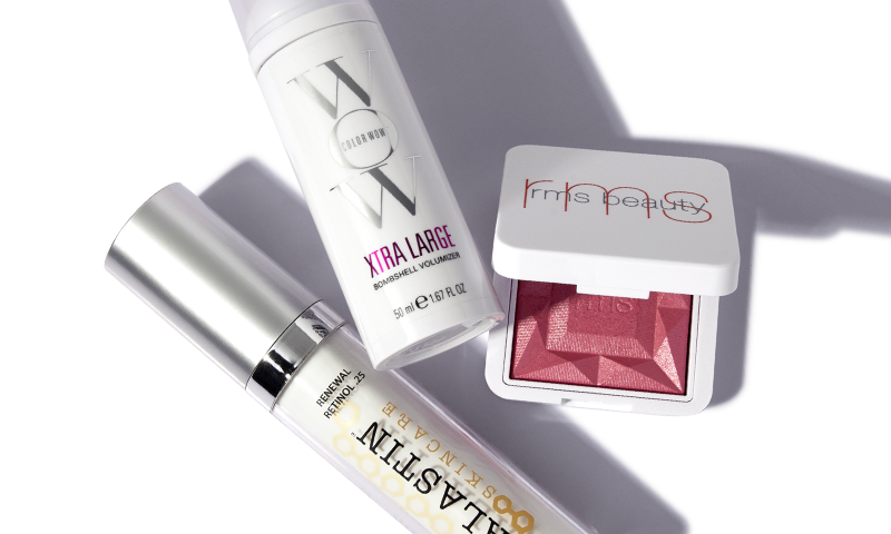 A collection of beauty products