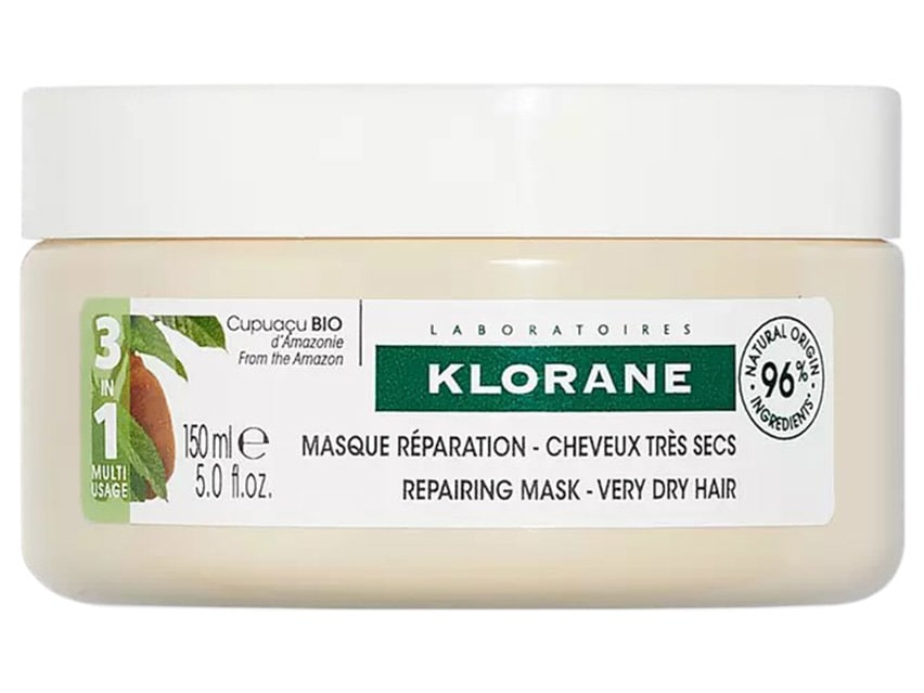 Klorane 3-in-1 Hair Mask with Organic Cupuaçu Butter | LovelySkin