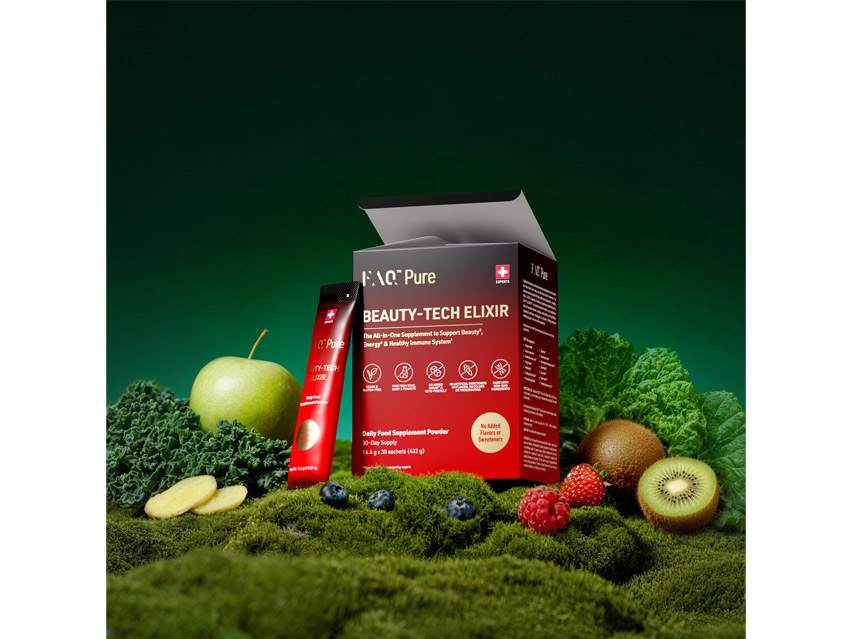 FOREO Beauty-Tech Elixir Daily Food Supplement Powder - No Added Flavors - Single Serve Sachets