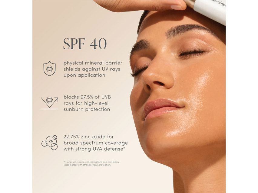 jane iredale Glow Fixation SPF 40 Sheer Tint Skin Enhancer