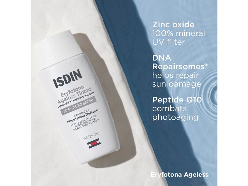 ISDIN Photo Eryfotona Ageless Ultralight Tinted Mineral SPF 50 Sunscreen