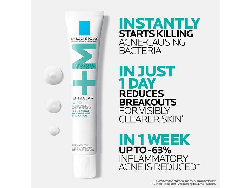 La Roche-Posay Effaclar BPO + M Multi-Target Acne Treatment