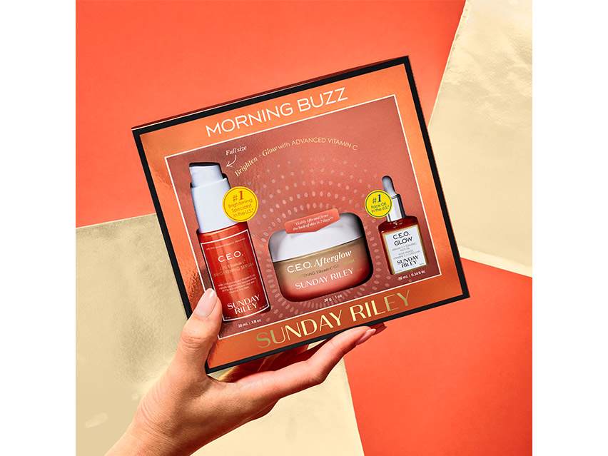 Sunday Riley Morning Buzz Vitamin C Brightening Trio Set - Limited Edition