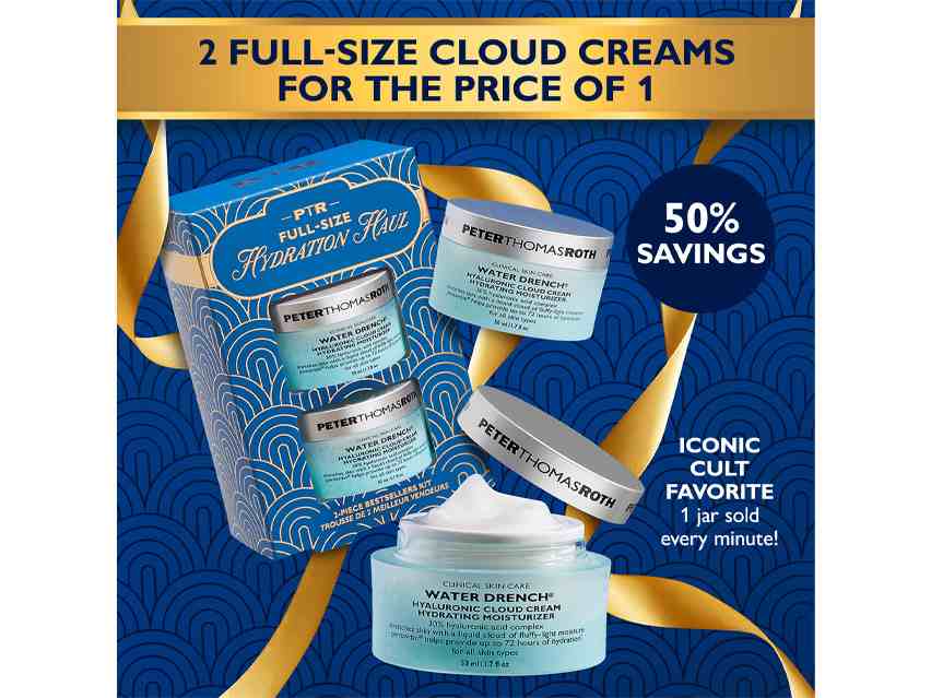 Peter Thomas Roth Hydration Haul Water Drench Cloud Cream Duo - Limited Edition
