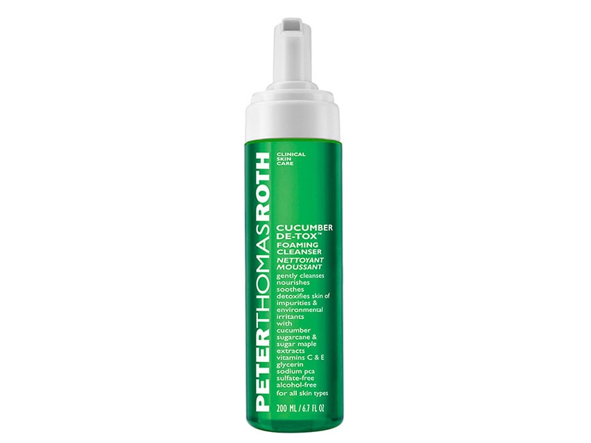 Peter Thomas Roth Cucumber De-Tox Foaming Cleanser, a Peter Thomas Roth face wash