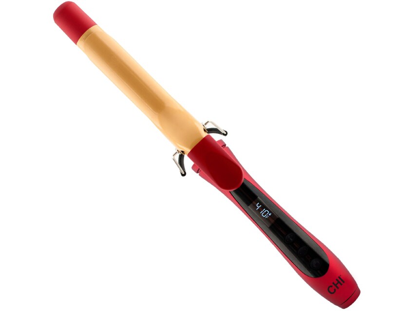 CHI TEXTURE Tourmaline Ceramic Curling Iron 1" - Ruby Red (Formerly Fire Red)