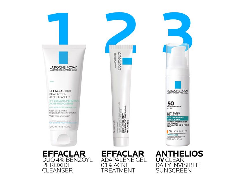 La Roche Posay Effaclar Duo Acne Face Wash w/ 4% Benzoyl Peroxide