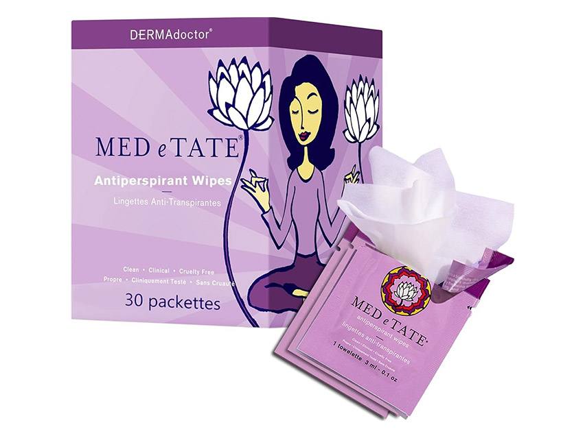 DERMAdoctor MED e TATE Antiperspirant Wipes - 10 pack