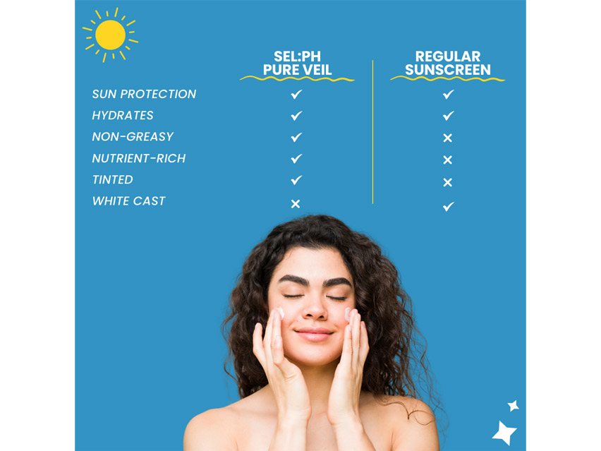 SelpH Pure Veil SPF 50 UV Daily Sheer Tinted Defense