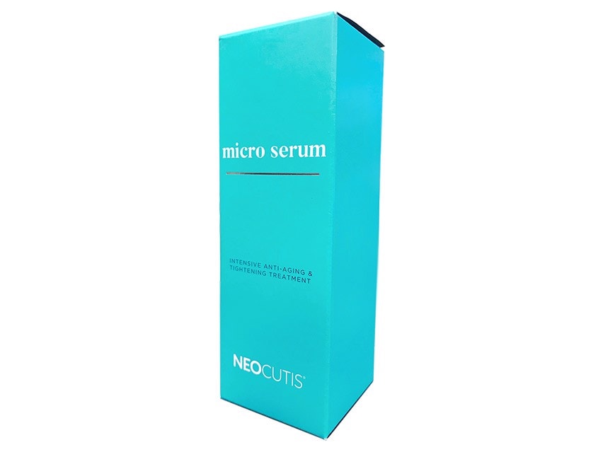 An image of Neocutis Micro Serum Intensive Anti-Aging and Tightening Treatment packaging. Shop Neocutis skin care products at LovelySkin. 