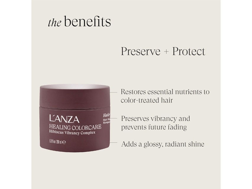 L&#39;ANZA Healing ColorCare Hair Masque