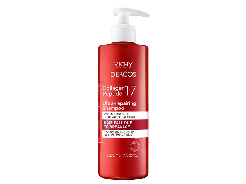 Vichy Dercos Collagen Peptide 17 Ultra-Repairing Shampoo