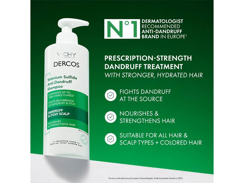 Vichy Dercos Selenium Sulfide Anti-Dandruff Shampoo