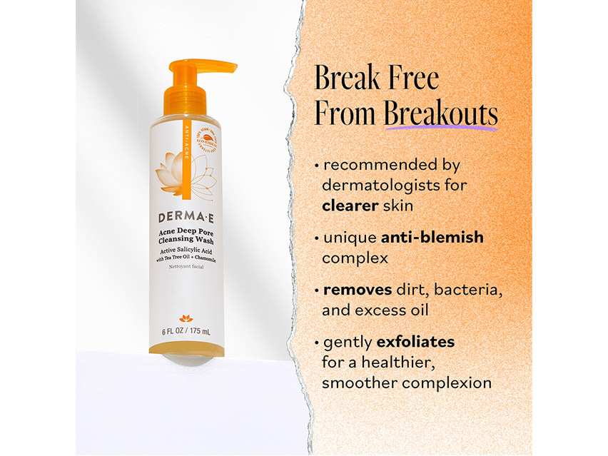 derma e Anti-Acne Acne Deep Pore Cleansing Wash