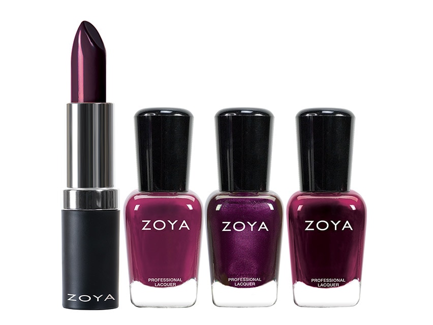 Zoya Lips and Tips Limited Edition Set - Plum