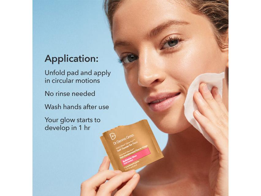 Dr. Dennis Gross Skincare Alpha Beta® Universal Daily Peel &amp; Glow Pad Self-Tanner Duo