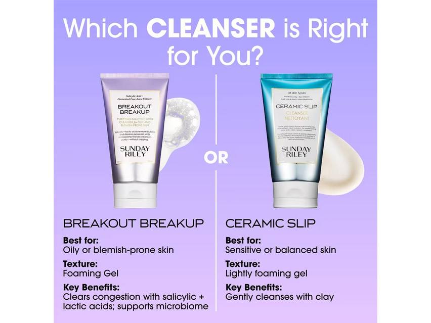 Sunday Riley Breakout Breakup Purifying Salicylic Acid Cleanser