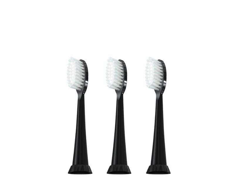 TAO Clean Toothbrush Heads 3-Pack - Black