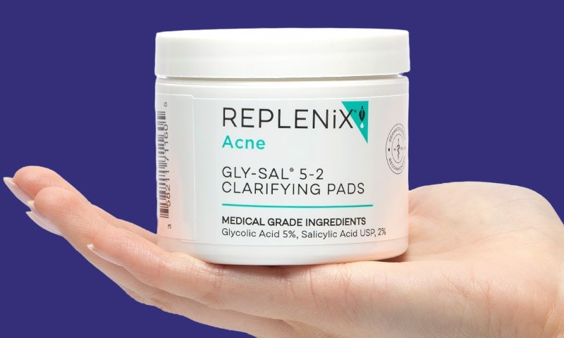 Free $34.50 Full-Size Gly-Sal 5-2 Clarifying Pads with $99 Replenix purchase