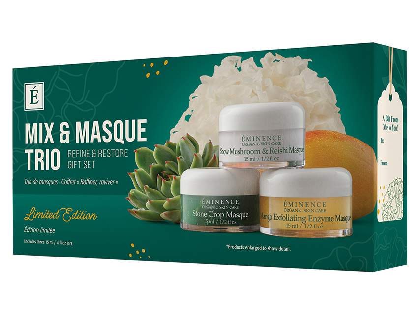 Eminence Organics Mix &amp; Masque Trio: Refine &amp; Restore Set Limited Edition