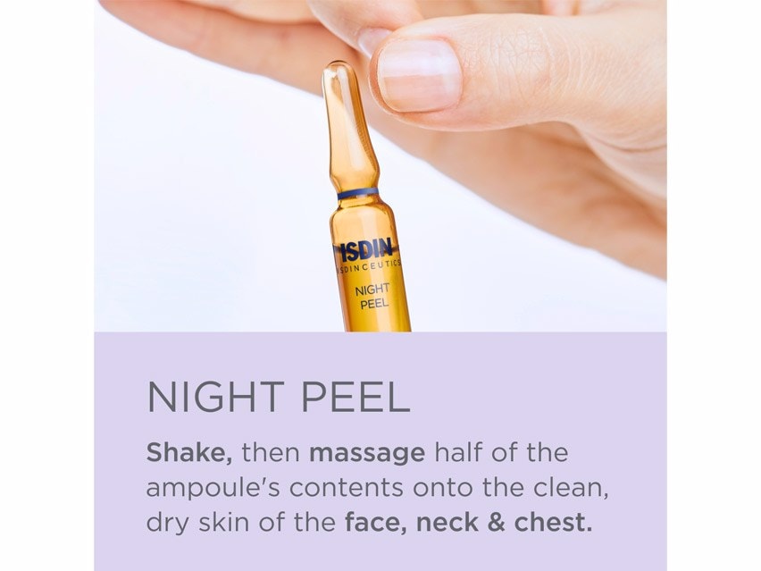 ISDIN Isdinceutics Night Peel Ampoules with Glycolic Acid - 10 Ampoules