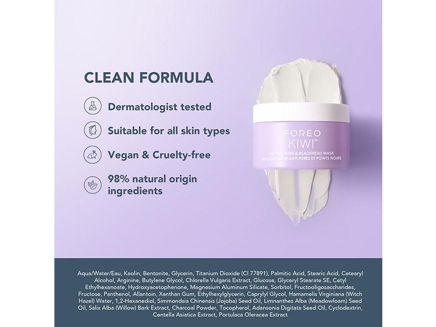 FOREO KIWI Active Pore &amp; Blackhead Mask