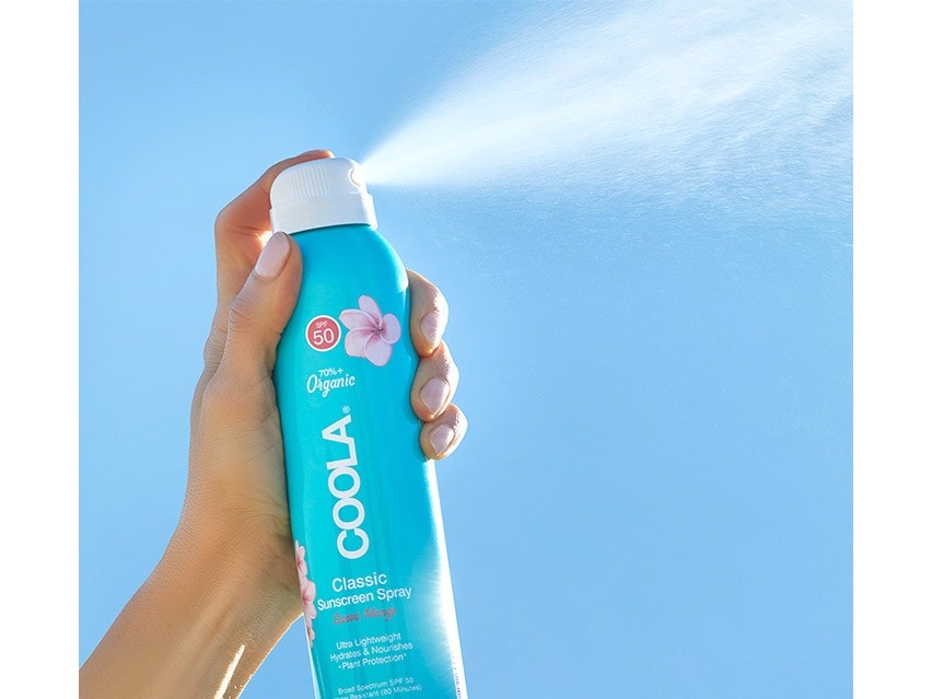 COOLA Organic Classic Body Sunscreen Spray SPF 50 - Guava Mango