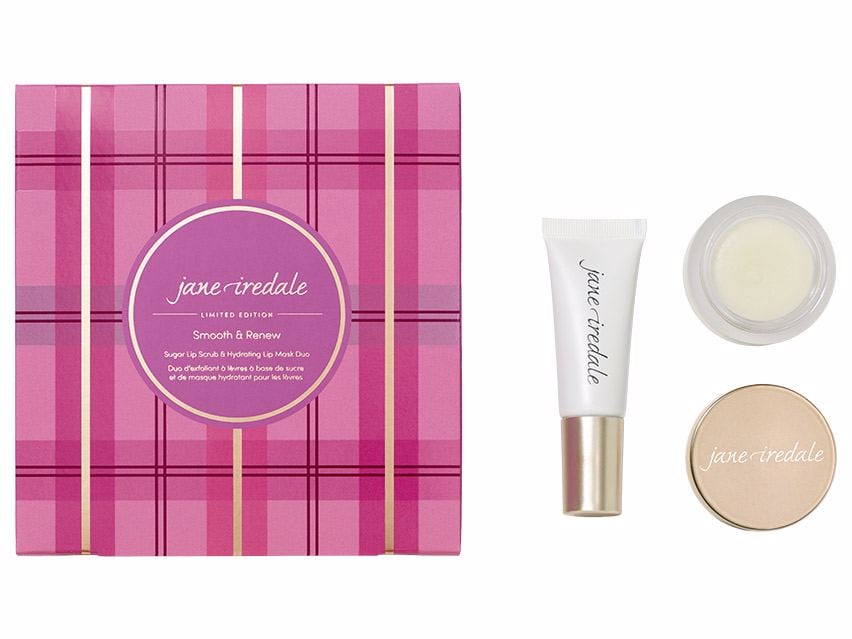jane iredale Smooth & Renew Sugar Lip Scrub & Hydrating Lip Mask Duo - Limited Edition