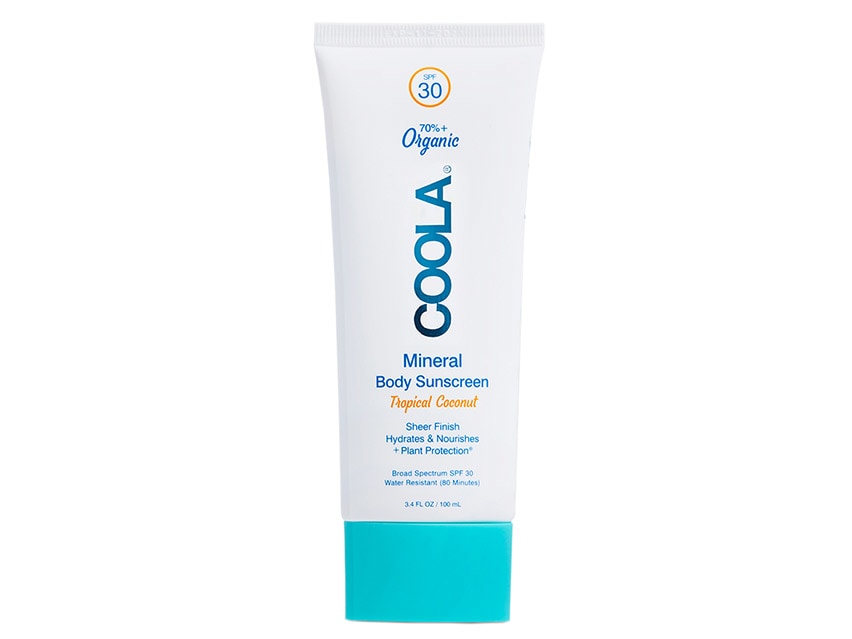 COOLA Mineral Body Organic Sunscreen Lotion SPF 30 - Tropical Coconut - 3.4 oz
