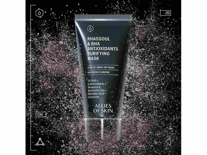 Allies of Skin Rhassoul &amp; BHA Antioxidants Purifying Mask