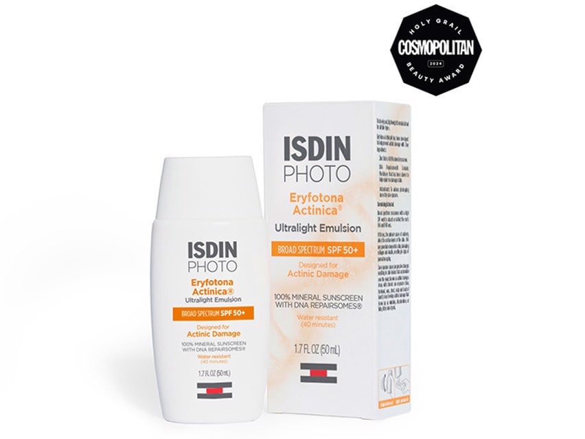 ISDIN Photo Eryfotona Actinica Daily Lightweight Mineral SPF 50+ Sunscreen - 1.7 fl oz