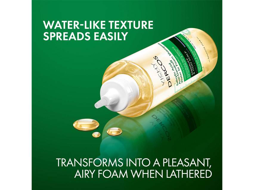 Vichy Dercos Salicylic Acid Anti-Dandruff Water to Foam Shampoo