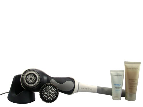 Clarisonic Pro Sonic Skin Cleansing System for Face & Body with Extension Handle Grey