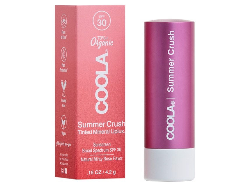 COOLA Mineral Liplux SPF 30 Organic Tinted Lip - Summer Crush