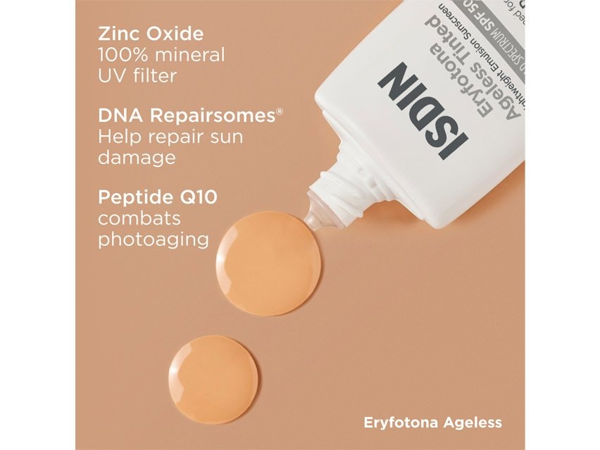 ISDIN Photo Eryfotona Ageless Ultralight Tinted Mineral SPF 50 Sunscreen