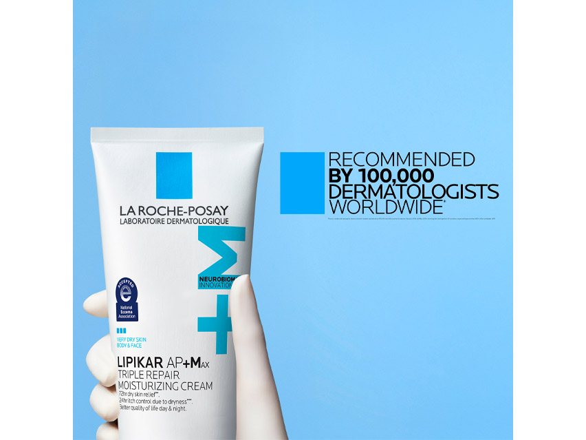 La Roche-Posay Lipikar AP+M Triple Repair Body &amp; Face Moisturizer For Dry Skin
