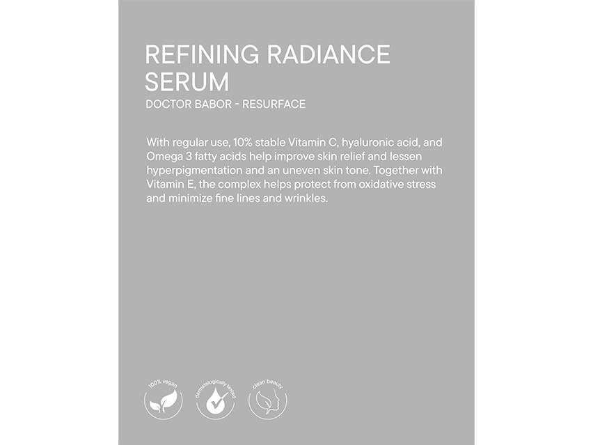 DOCTOR BABOR Refining Radiance Serum