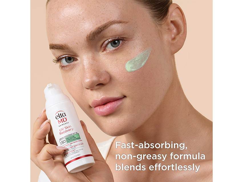 EltaMD UV Skin Recovery Broad Spectrum SPF 50 - Green Tint for Redness