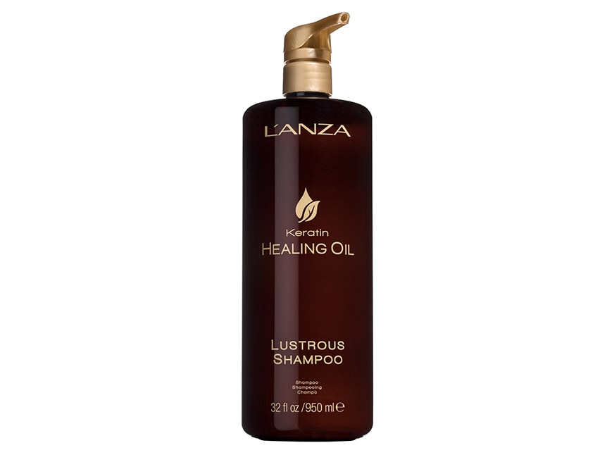 L'ANZA Keratin Healing Oil Lustrous Shampoo - Liter
