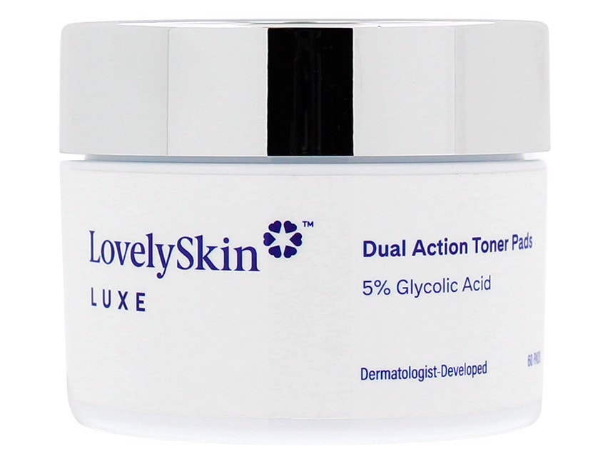 LovelySkin LUXE Dual Action Toner Pads - 50 pads