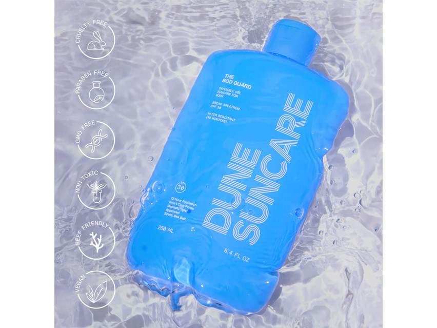 Dune Suncare The Bod Guard Invisible Gel Sunscreen Broad Spectrum SPF 30