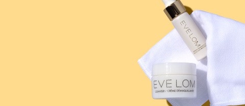 Free $31 EVE LOM Cleanse & Renew Travel Trio