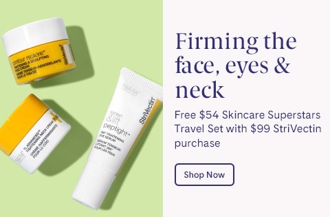 Free $54 Skincare Superstars Travel Set with $99 StriVectin purchase