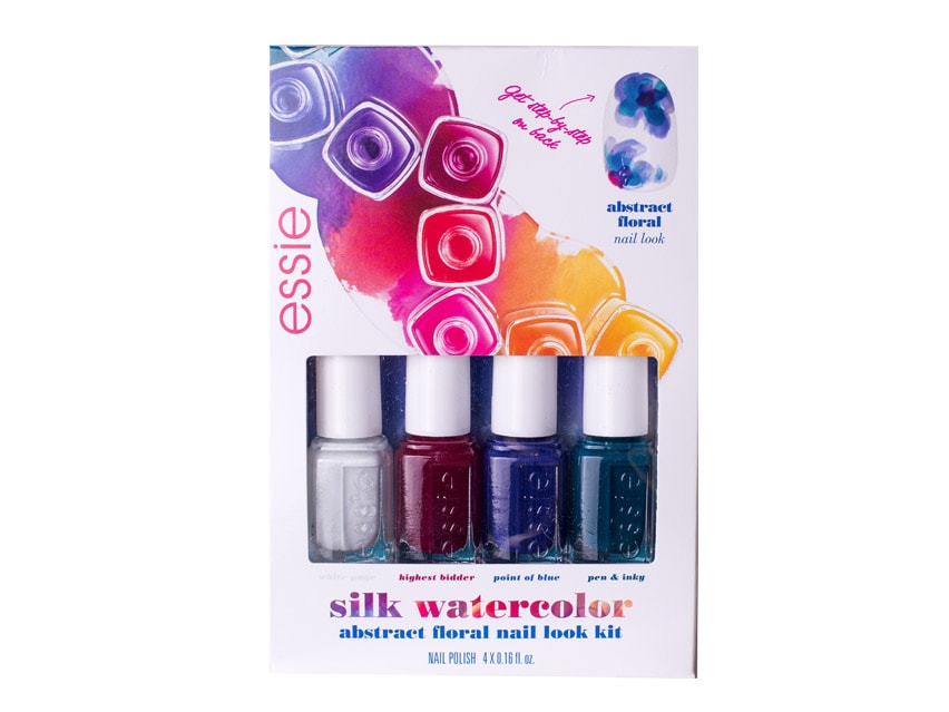 Essie Silk Watercolor Nail Look Kit - Abstract Floral