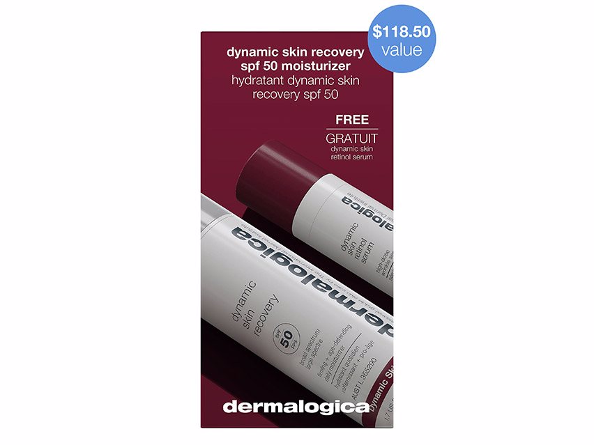 Dermalogica Dynamic Skin Recovery + Dynamic Skin Retinol Serum Travel Size