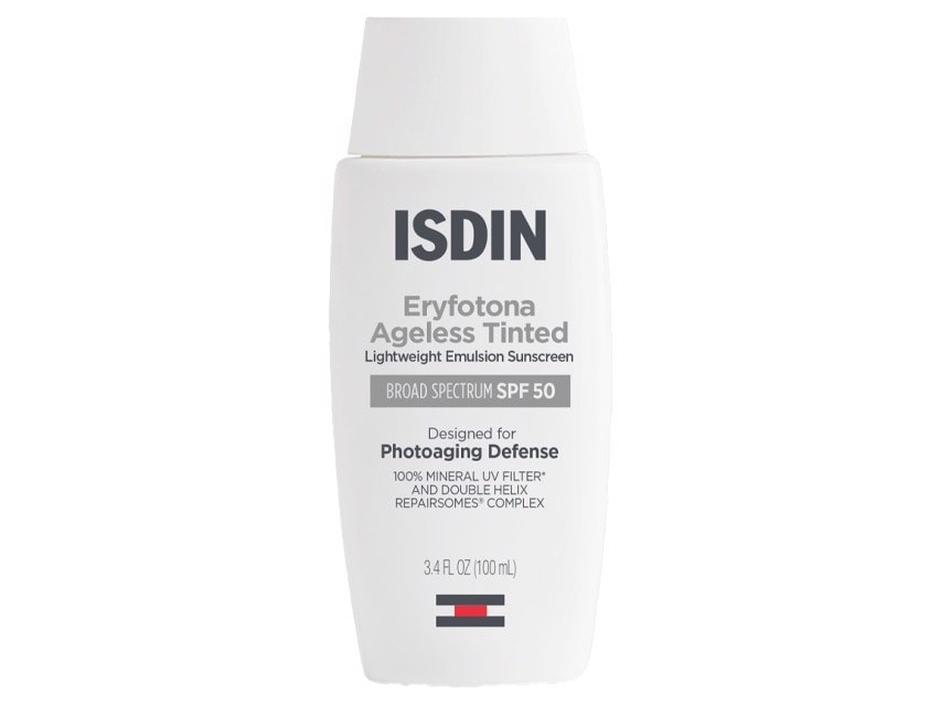 ISDIN Eryfotona Ageless Tinted Lightweight Emulsion Sunscreen SPF 50 New Formula - 3.4 fl oz